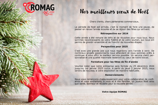 Frohe Weihnachten und ein gesundes neues Jahr 2025